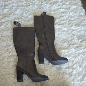 Style & Co. Dark Brown Heeled Boots